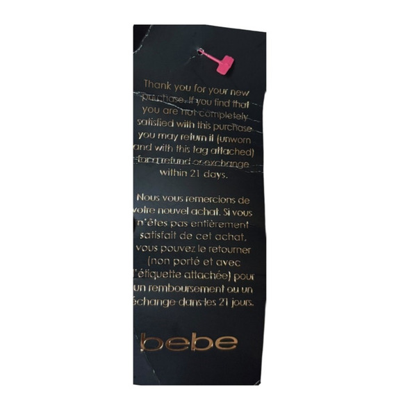 New Bebe Bandadge Dress Size XL Bodycon Red Gold Shimmer Mini Cocktail Glam Gala - Picture 6 of 10